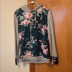 Floral hoodie